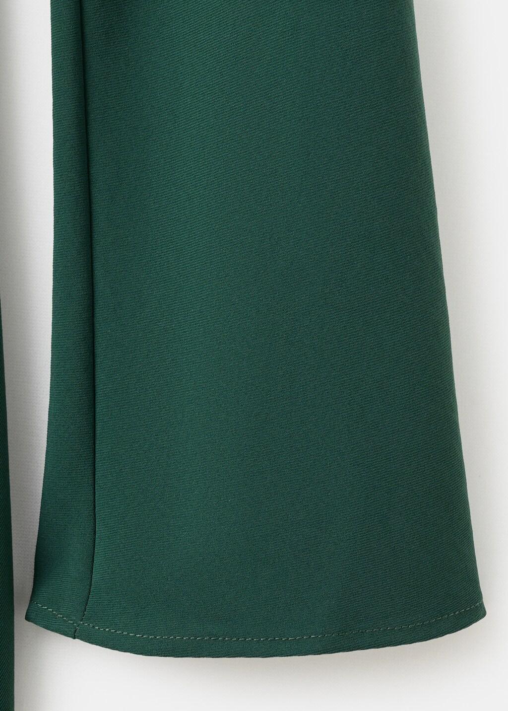 GREEN Boat-neck ruched dress, 0201_43, large image number 5