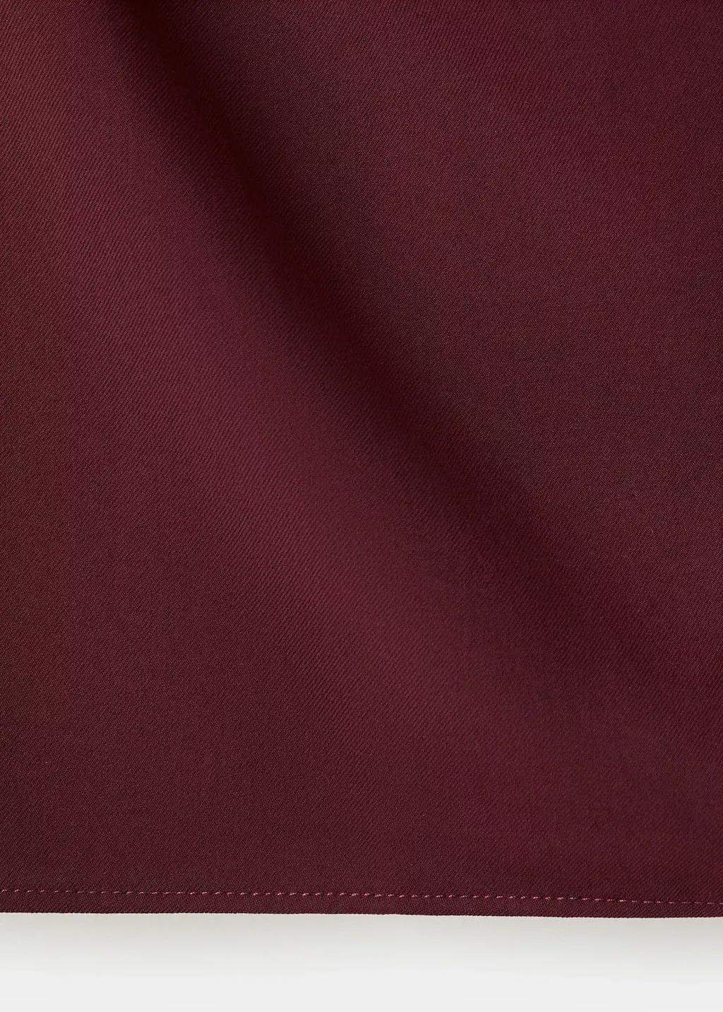 DARK RED Boat-neck ruched dress, 0201_76, large image number 5