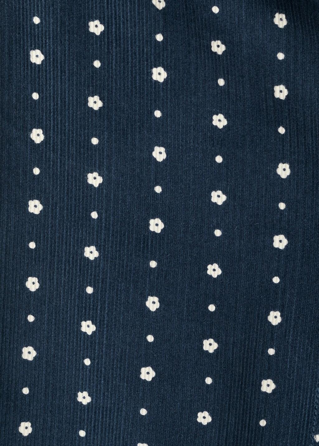 NAVY Flower culottes trousers, Kids Girl, Navy, large image number 2