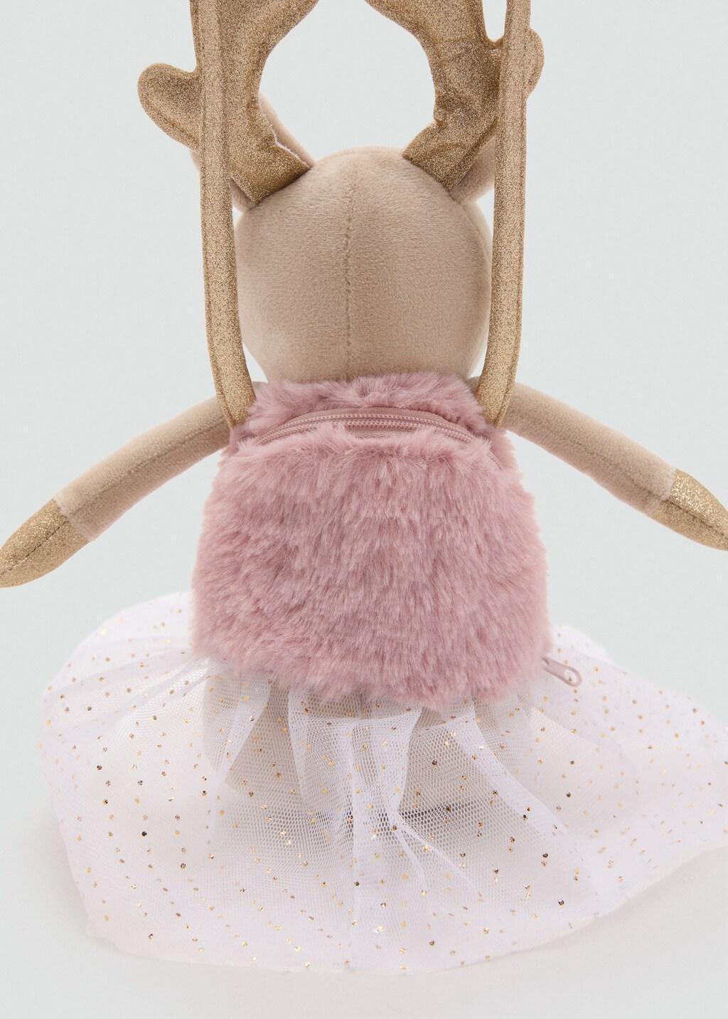 Pink Reindeer Bag, Light-Pastel Pink, large image number 1