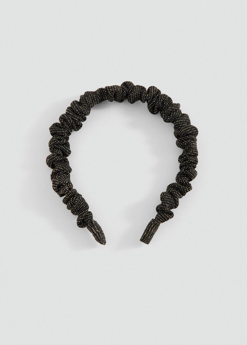 GOLD Glitter headband, Kids Girl, Gold, large image number 1