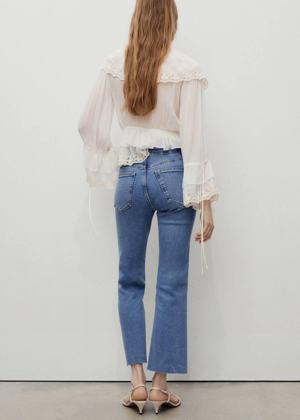 OPEN BLUE Sienna flared cropped jeans, , large image number 8