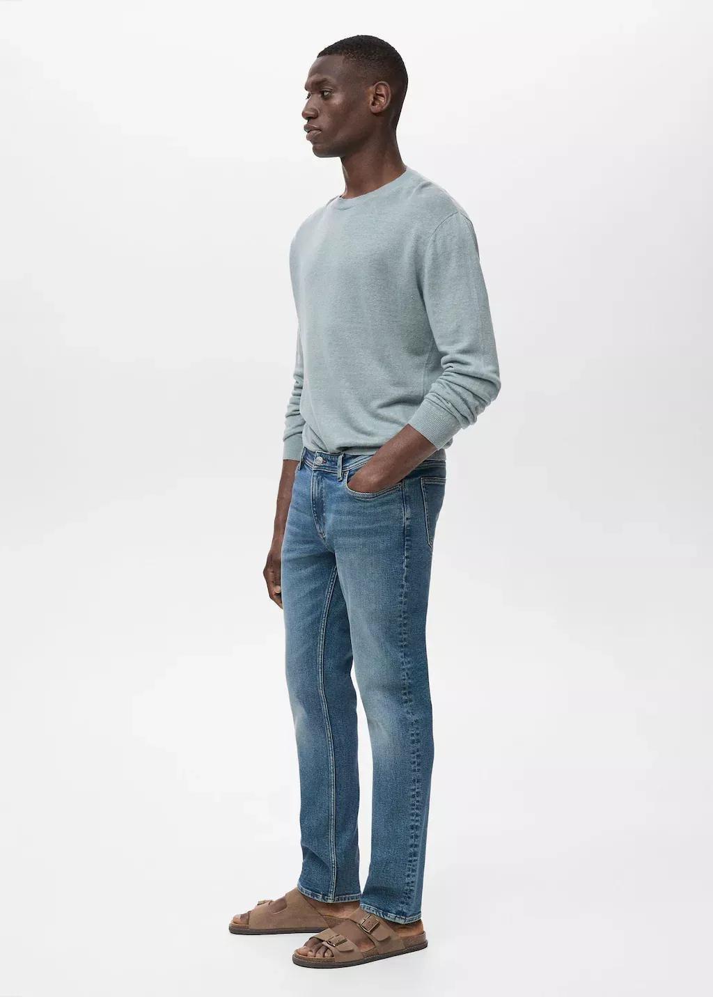 Blue Jan Slim-Fit Faded Medium-Wash Jeans, , large image number 2