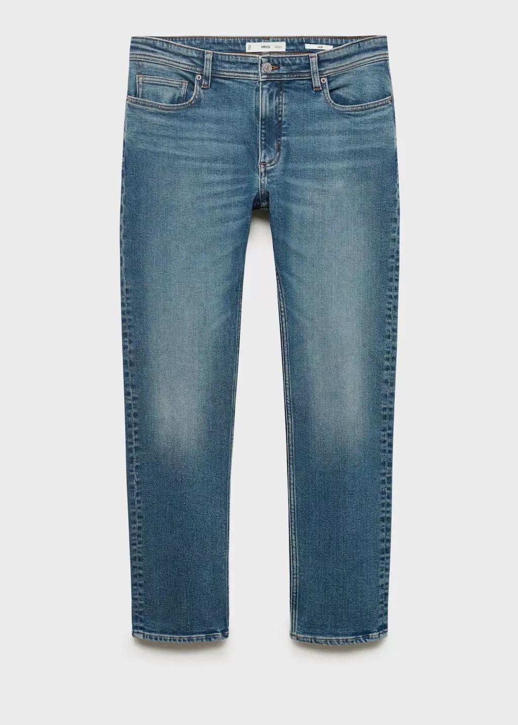 Blue Jan Slim-Fit Faded Medium-Wash Jeans, , large image number 3