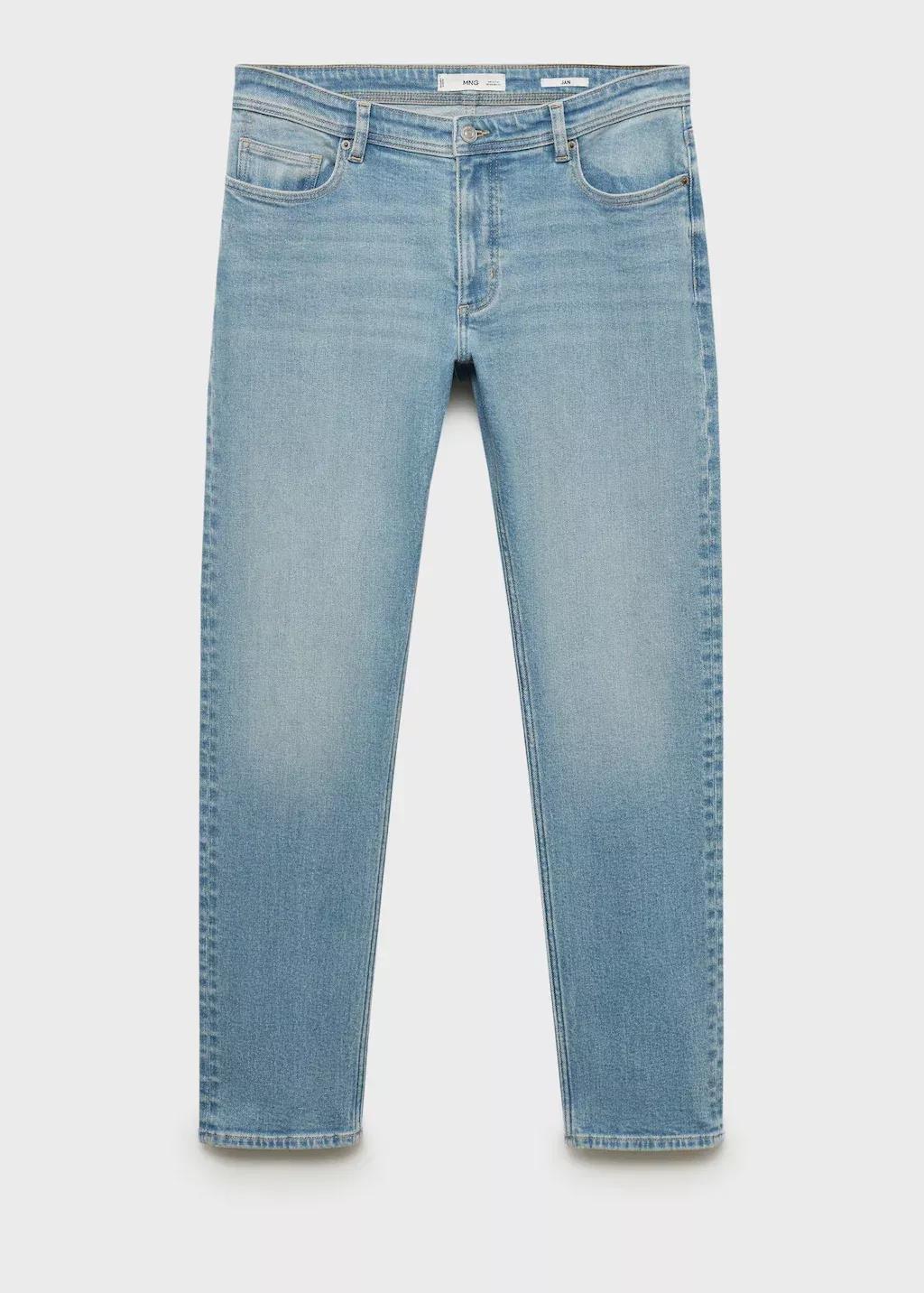 Blue Jan Slim-Fit Jeans With Frayed Effect, Open Blue, large image number 3