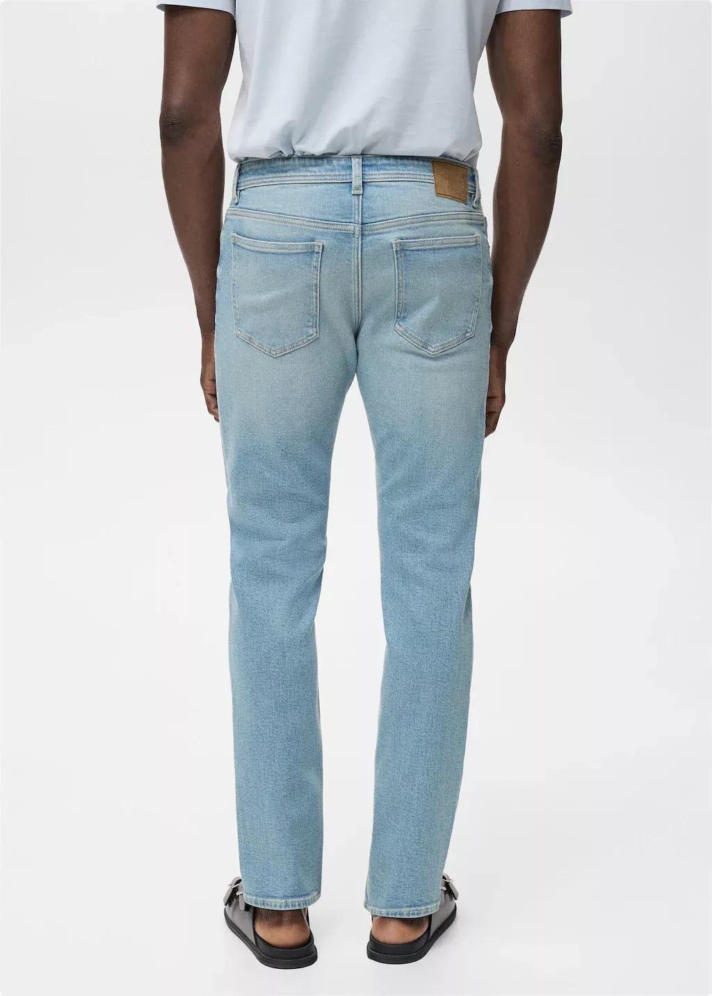 Blue Jan Slim-Fit Jeans With Frayed Effect, Open Blue, large image number 6