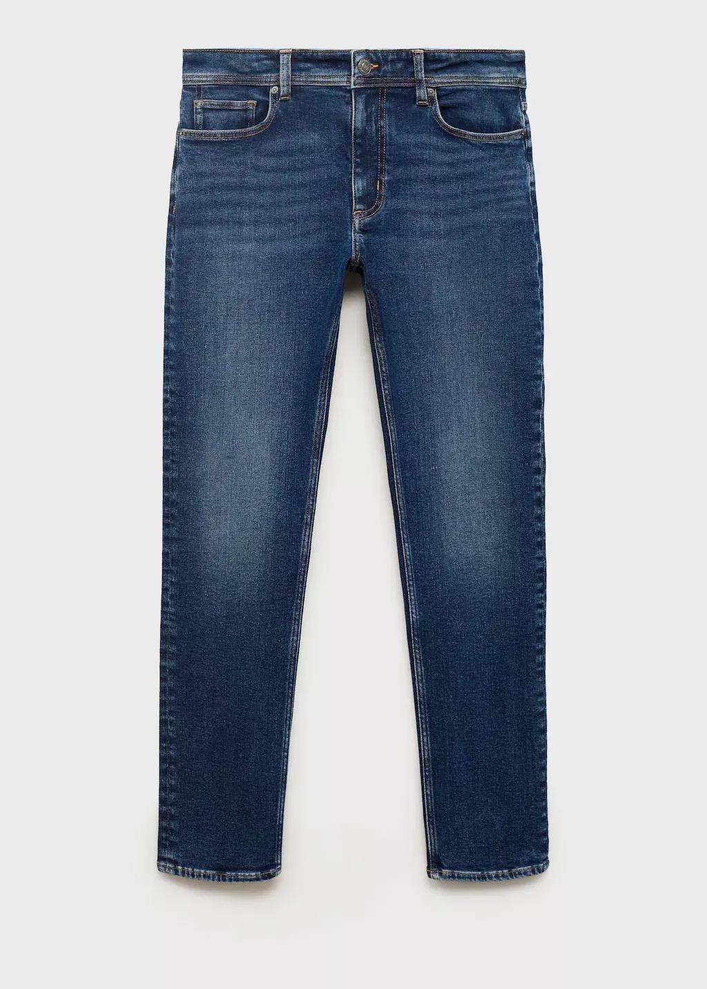 Blue Jan Slim-Fit Jeans With Frayed Effect, Open Blue, large image number 3