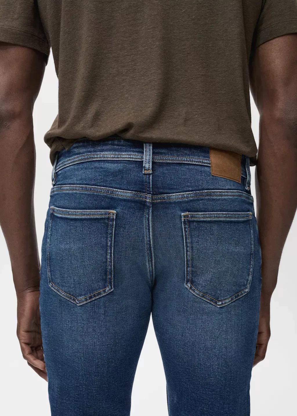 Blue Jan Slim-Fit Jeans With Frayed Effect, Open Blue, large image number 4