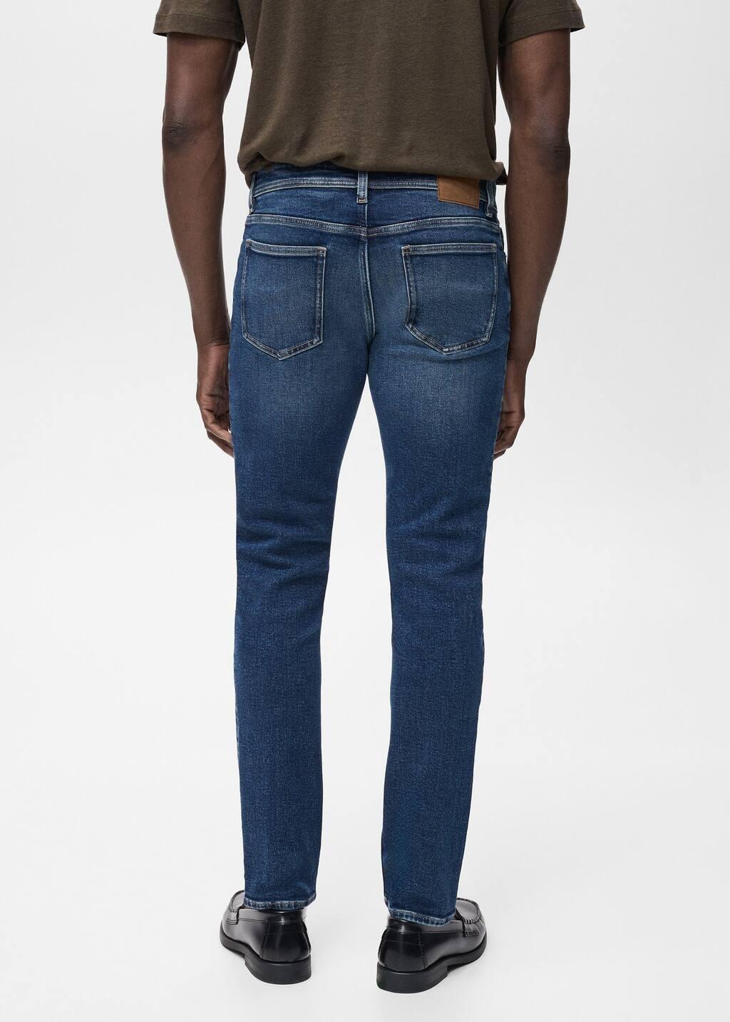 Blue Jan Slim-Fit Jeans With Frayed Effect, Open Blue, large image number 6