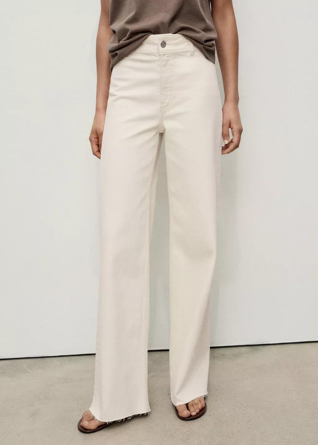 Cream Catherin Culotte High-Rise Jeans, , large image number 0