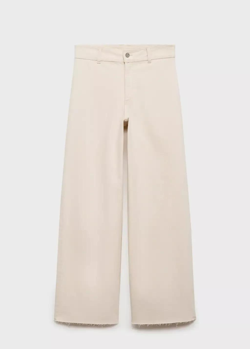 Cream Catherin Culotte High-Rise Jeans, , large image number 3