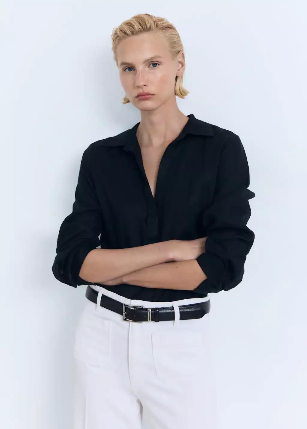 White High-Rise Wide leg Jeans With Pockets, , large image number 1