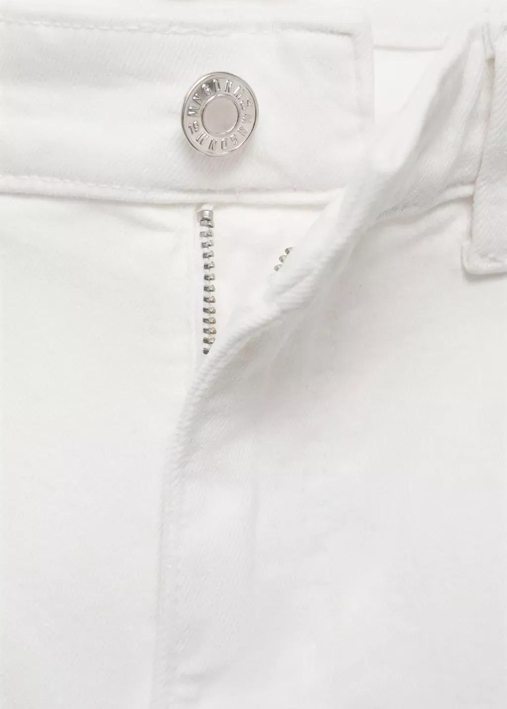 White Sienna Flared Cropped Jeans, , large image number 4