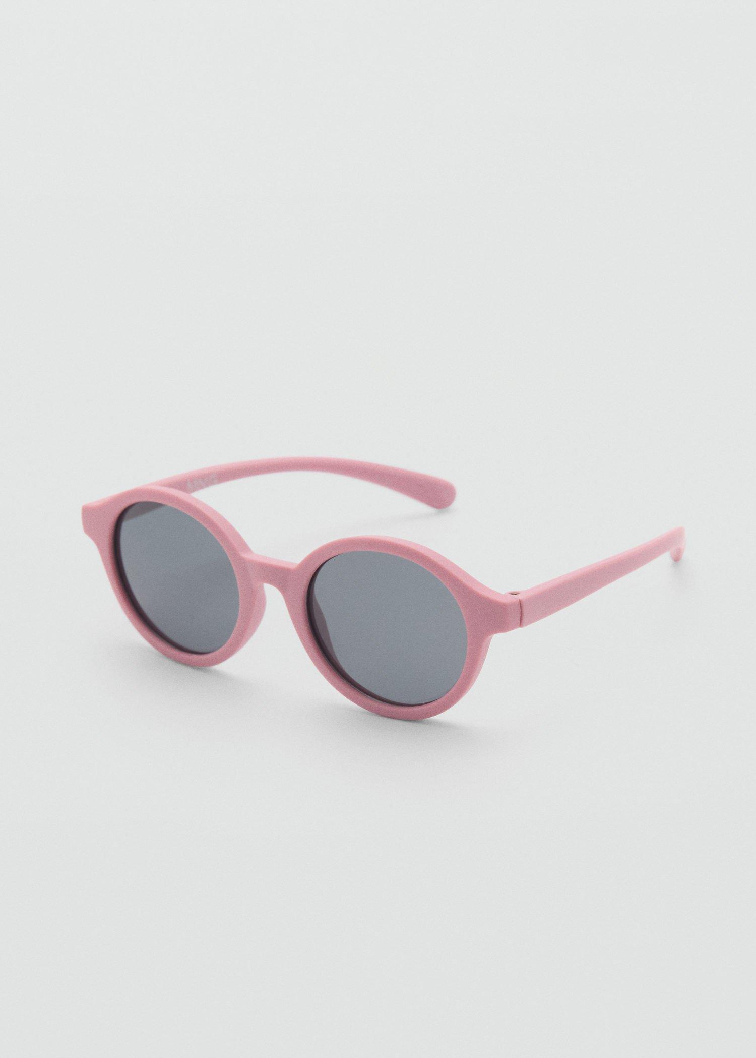 Pink Round-Framed Sunglasses, Kids Girls, Light-Pastel Pink, large image number 3