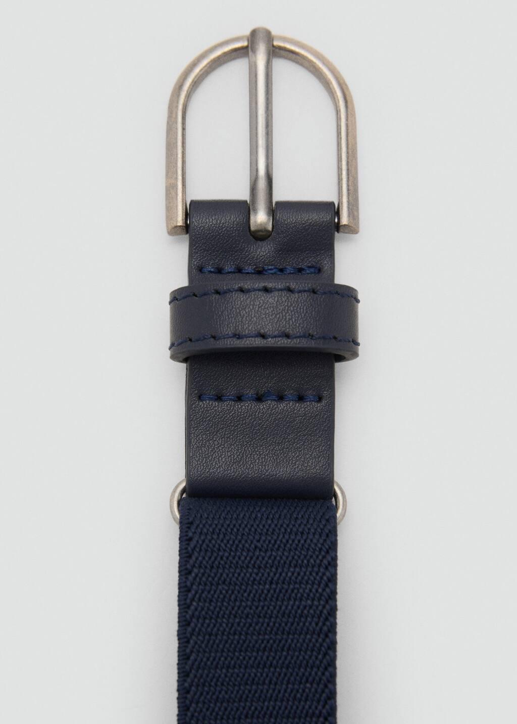 NAVY Elastic belt, Baby Boy, Navy, large image number 2