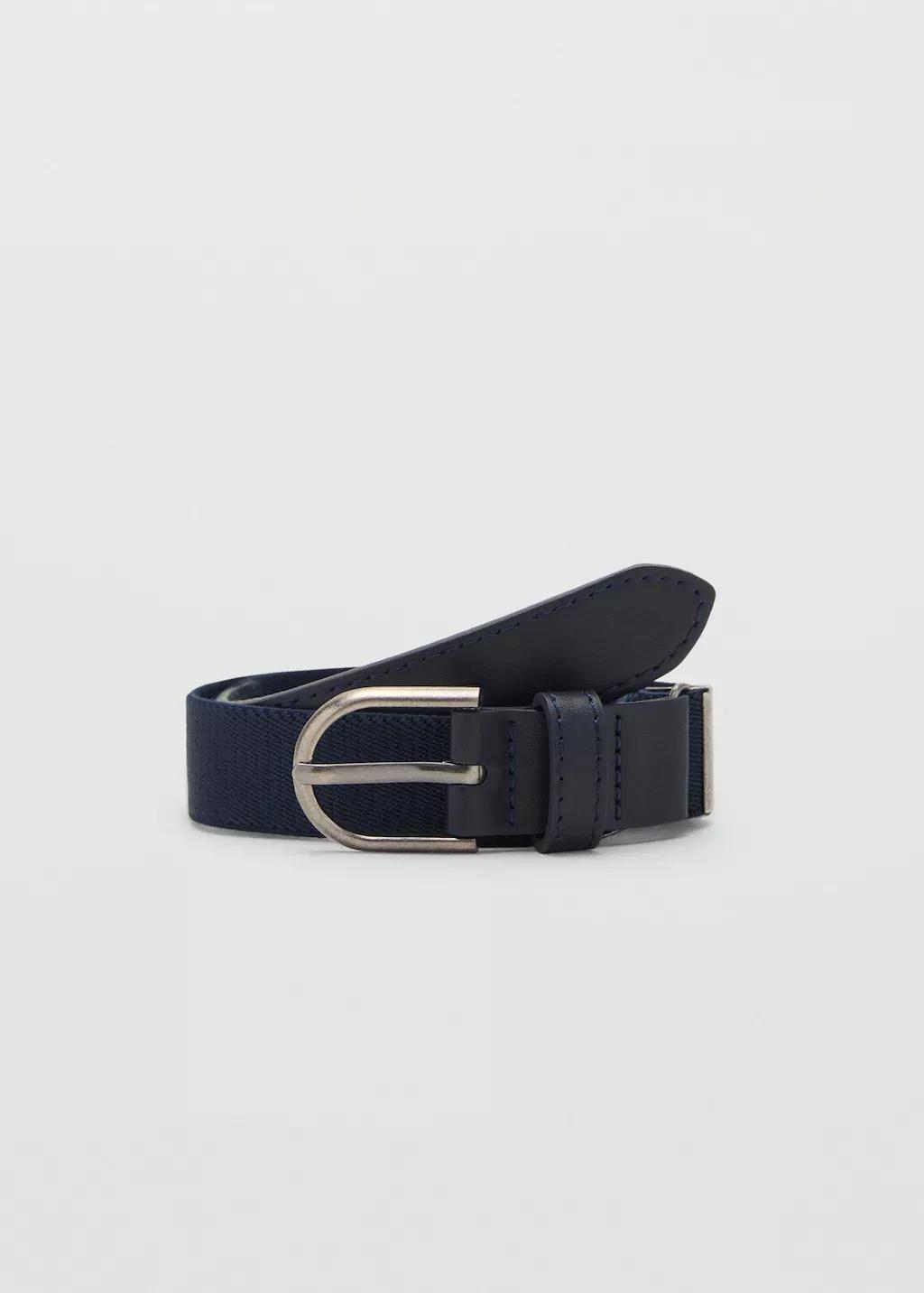 NAVY Elastic belt, Baby Boy, Navy, large image number 3