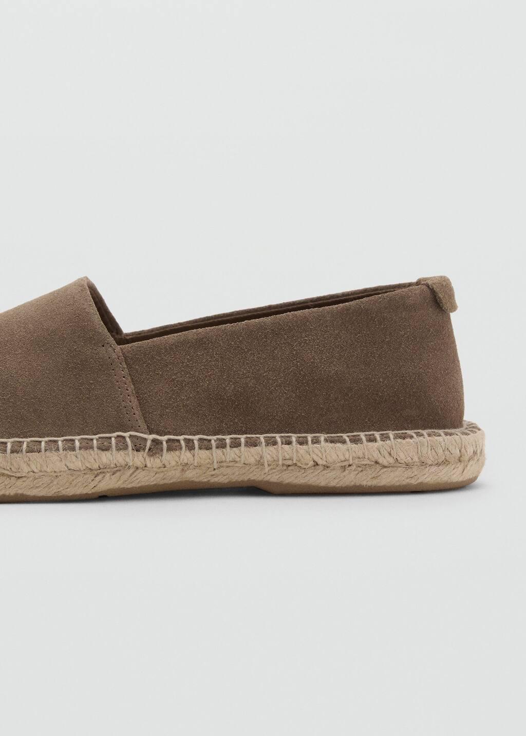 MEDIUM BROWN Jute suede espadrilles, , large image number 2