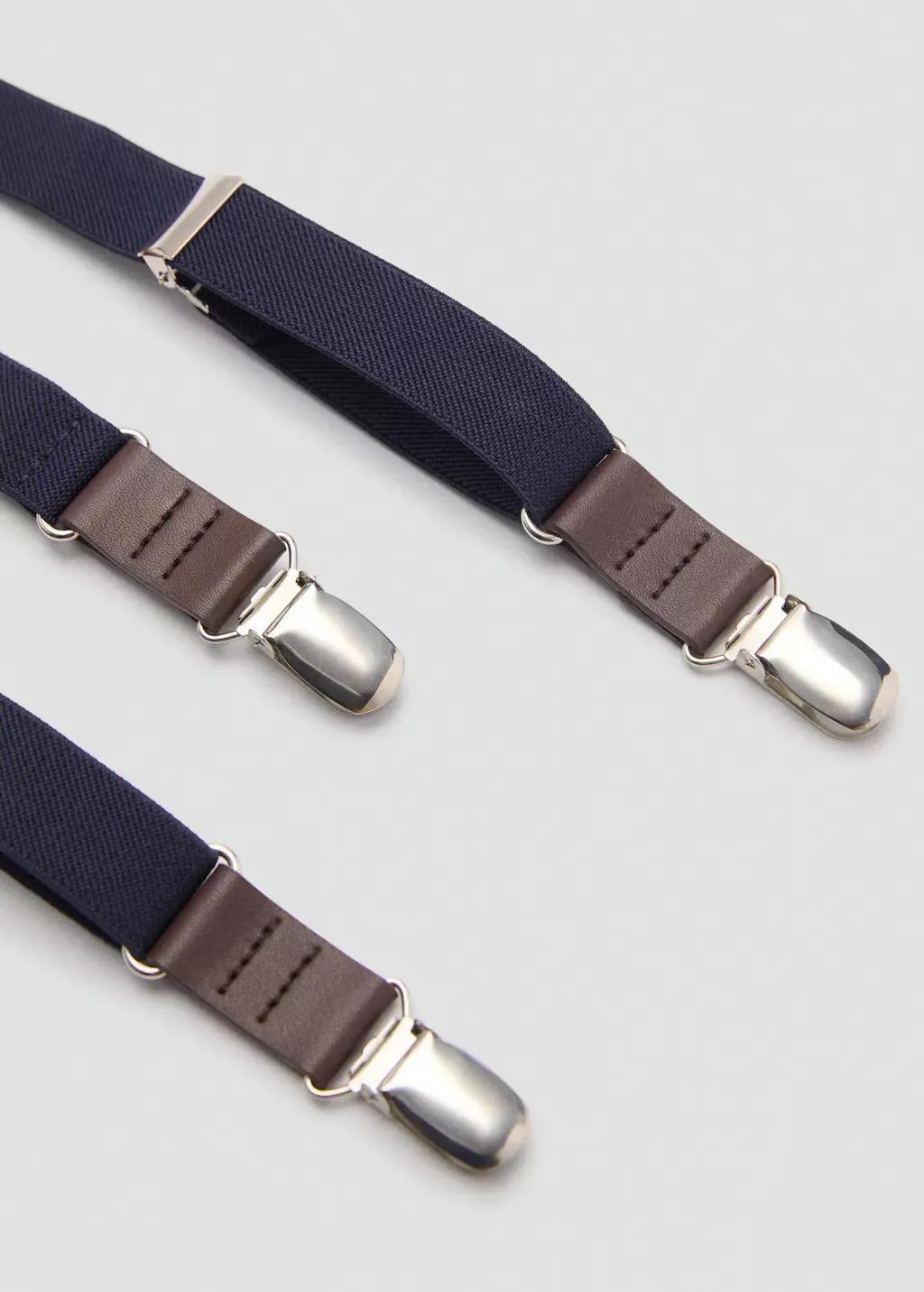 NAVY Adjustable elastic braces, Baby Boy, Navy, large image number 0