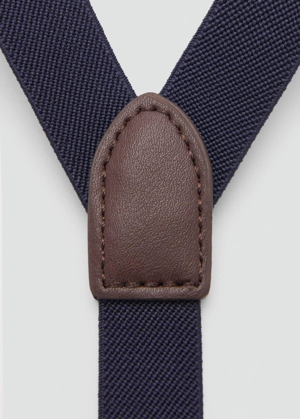 NAVY Adjustable elastic braces, Baby Boy, Navy, large image number 1