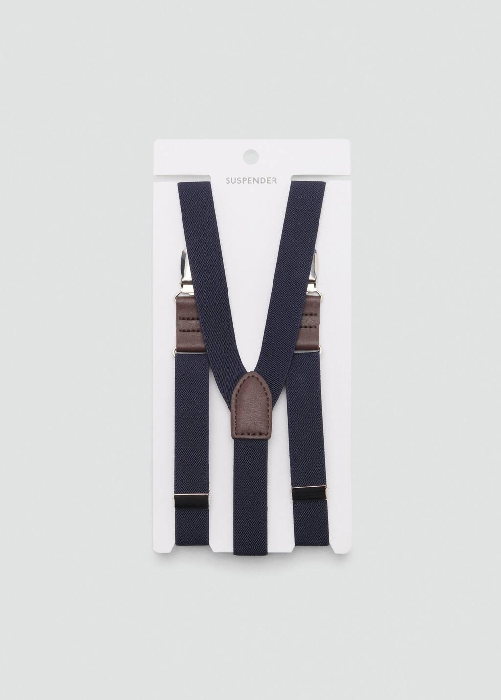 NAVY Adjustable elastic braces, Baby Boy, Navy, large image number 2