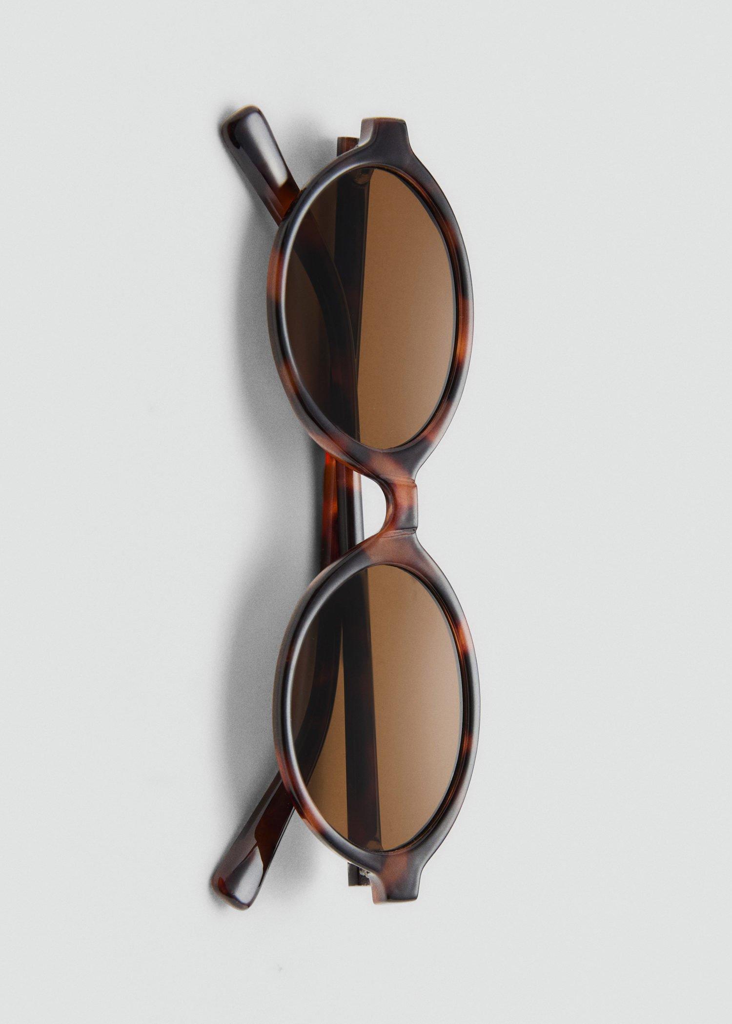 Brown Thin-Frame Sunglasses, , medium