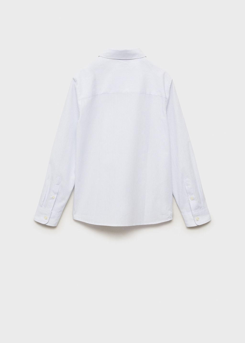 Blue Striped Oxford Shirt, Kids Boys, Light-Pastel Blue, large image number 3