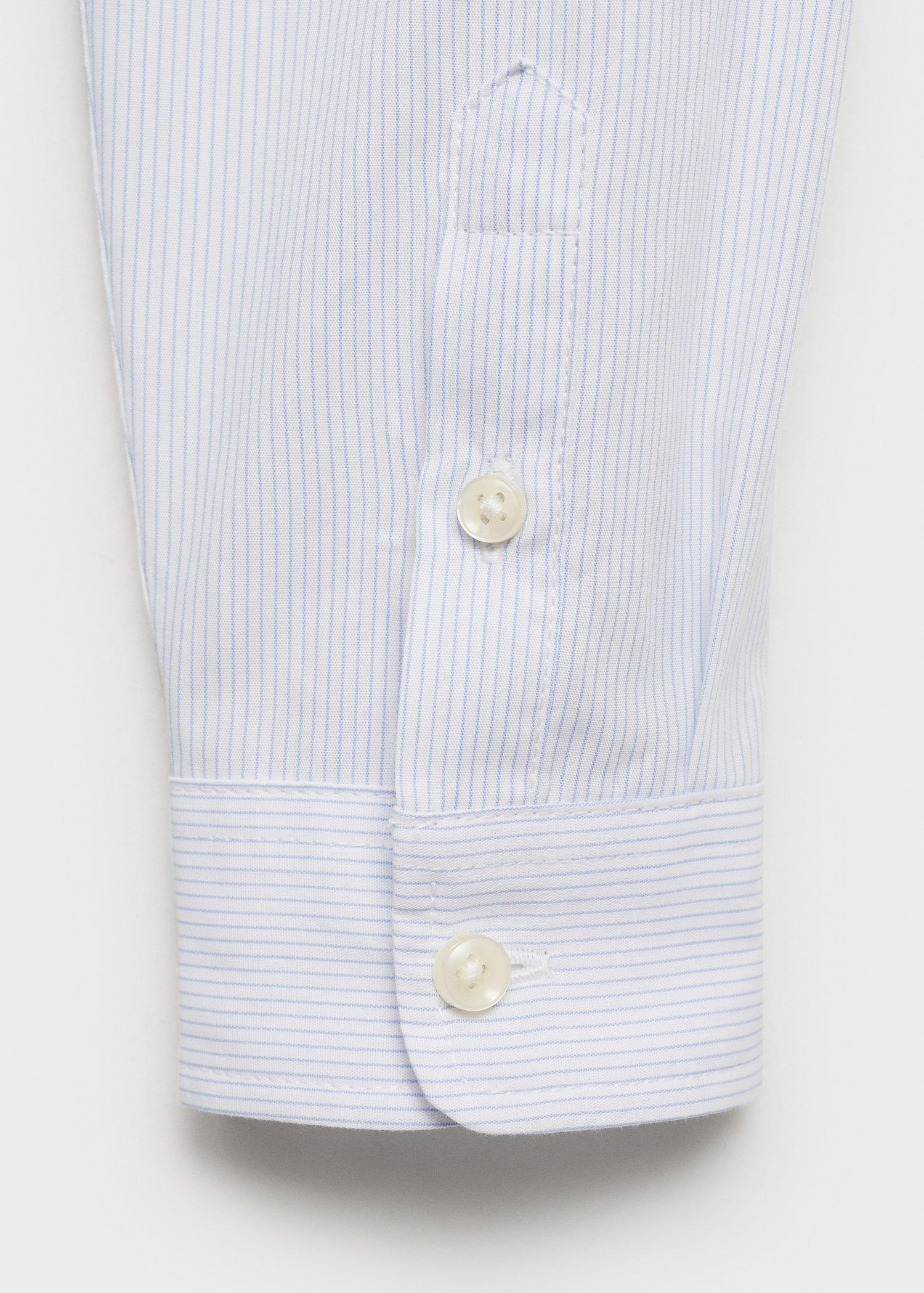 Blue Striped Oxford Shirt, Kids Boys, Light-Pastel Blue, large image number 4