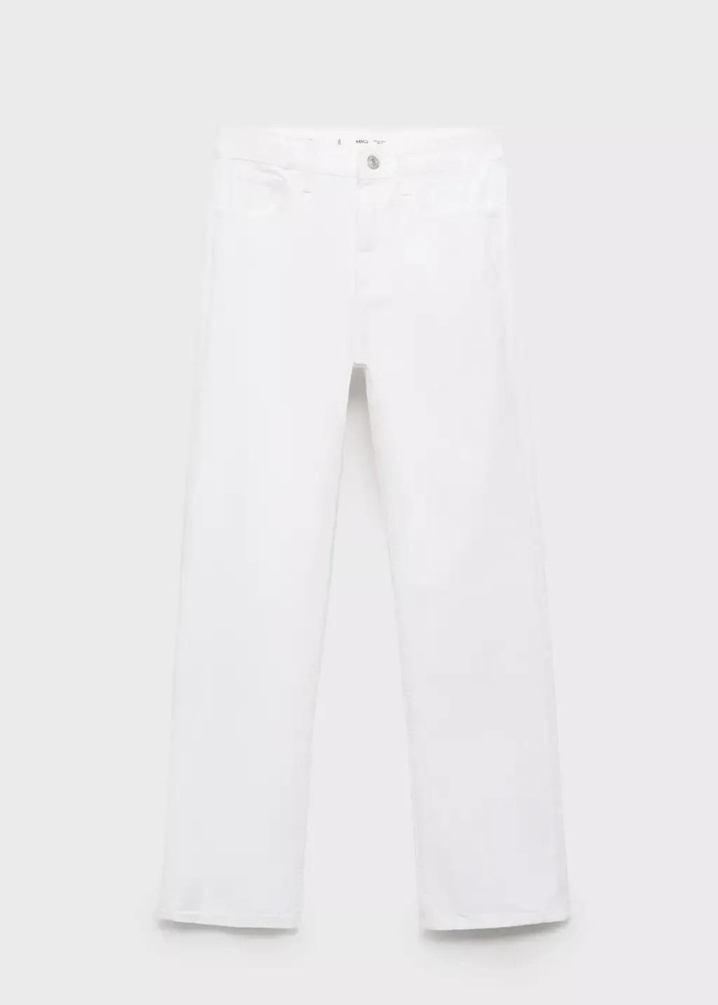 WHITE Matilda medium-rise straight-fit jeans, , large image number 3