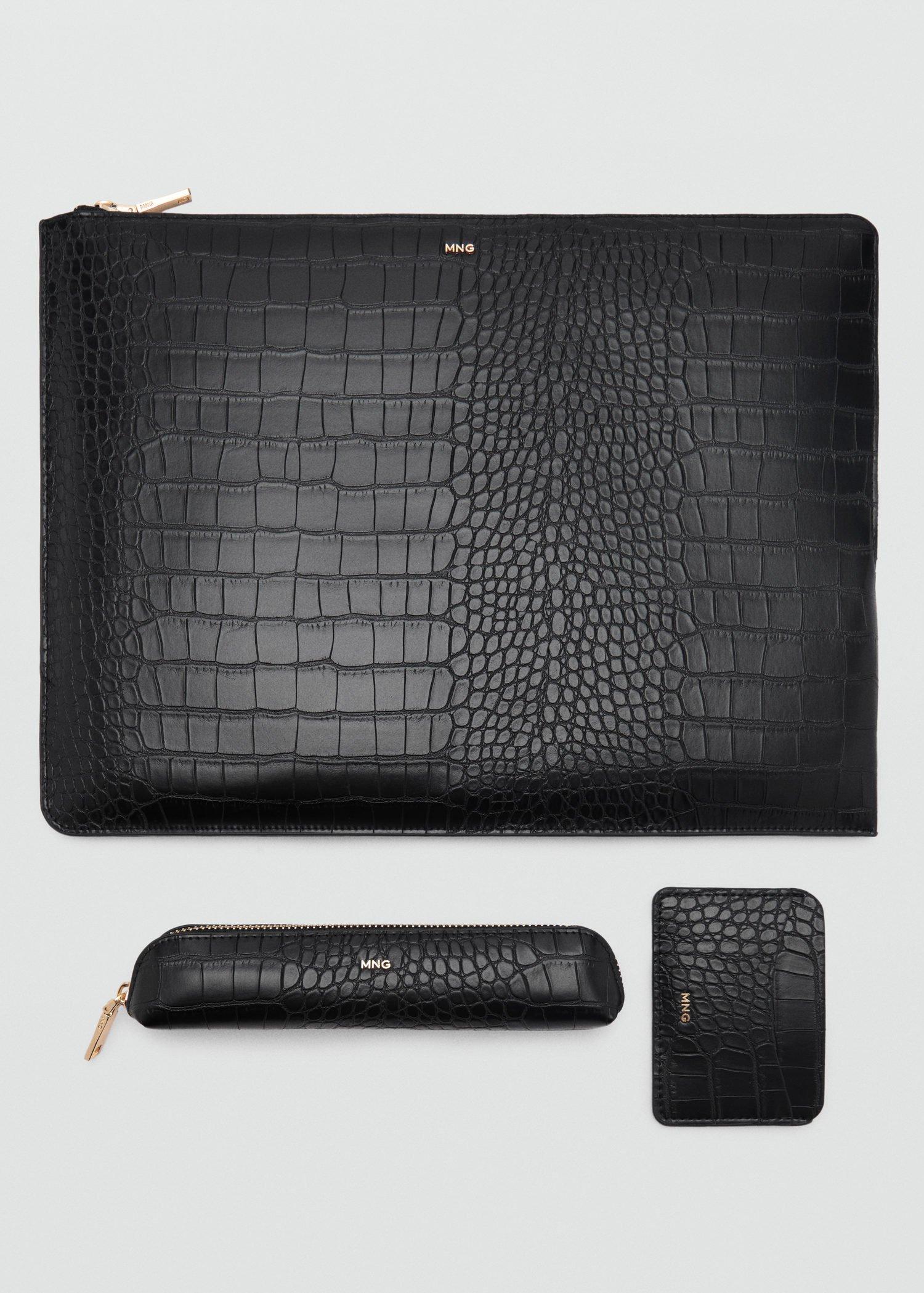 Black Fine-Design Croco Case, 0201_99, large image number 8