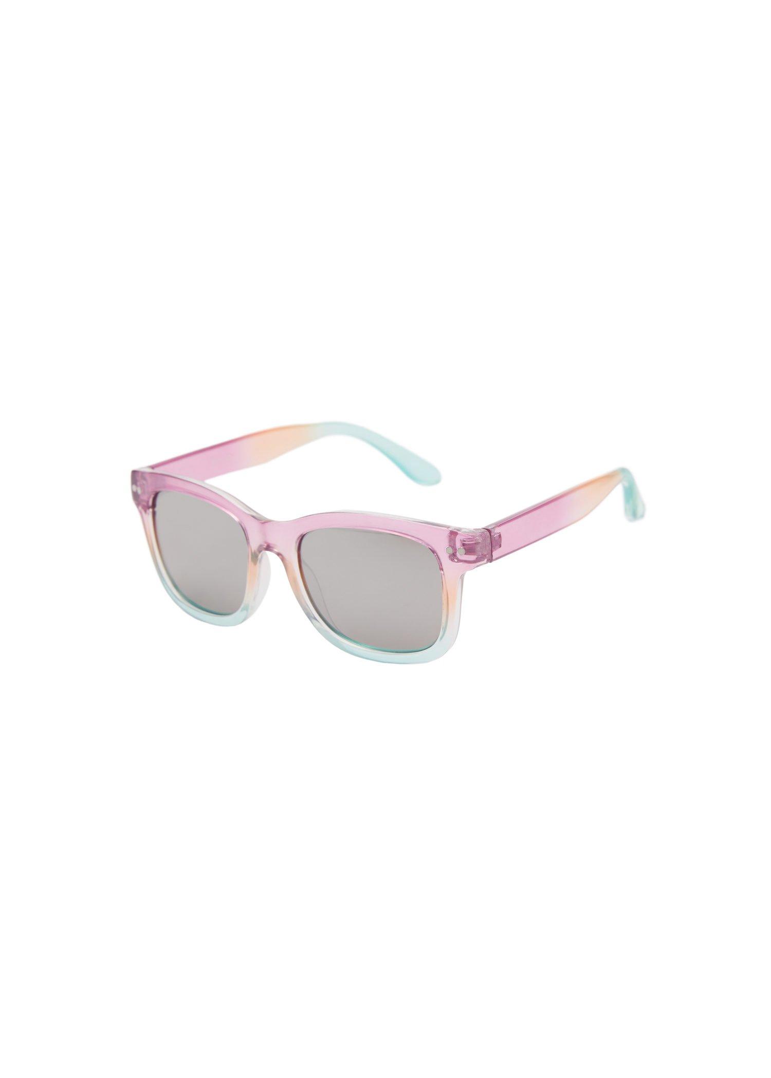 Green Square Sunglasses, Kids Girls, Turquoise - Aqua, large image number 1