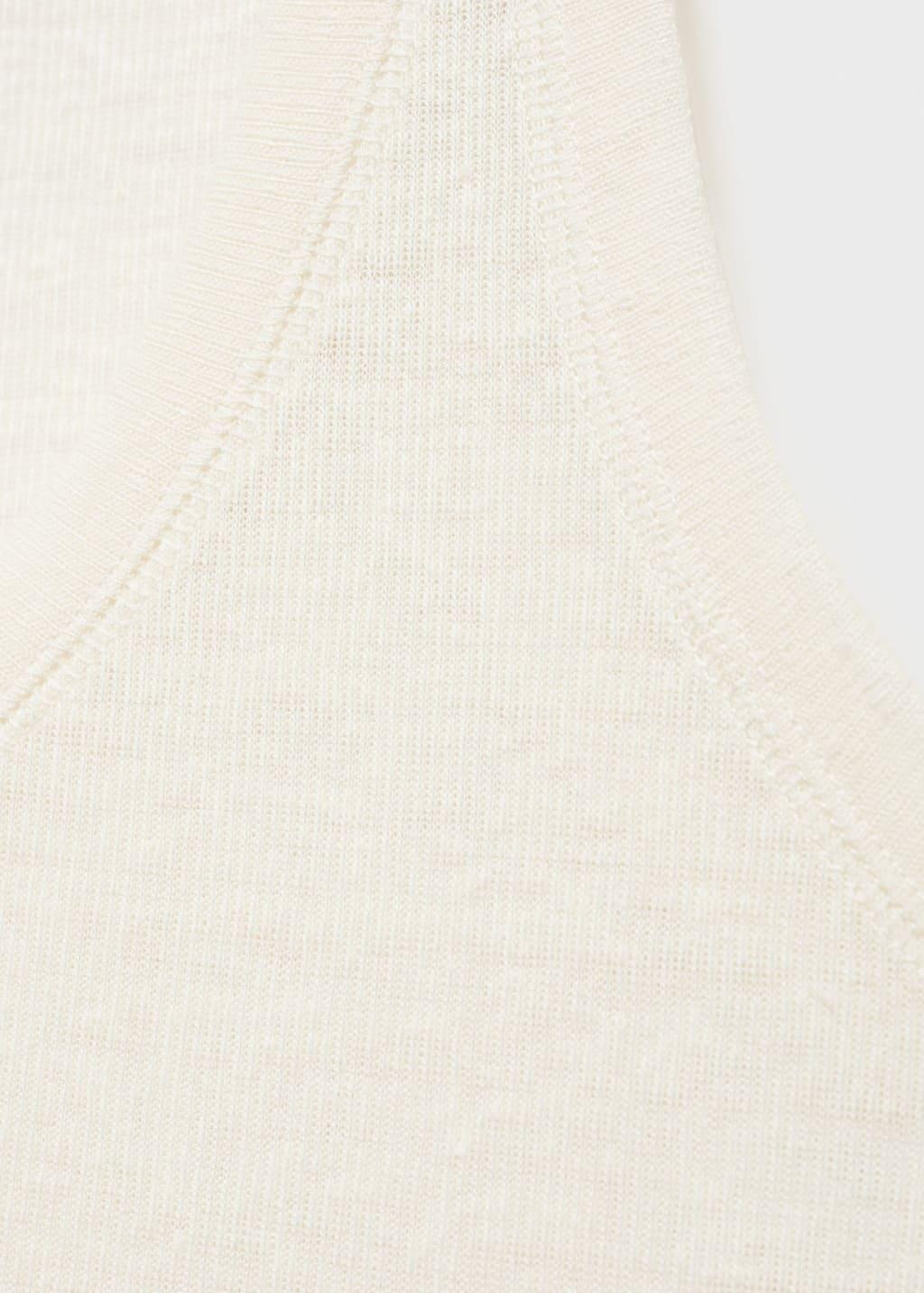 Strap linen top, , large image number 4