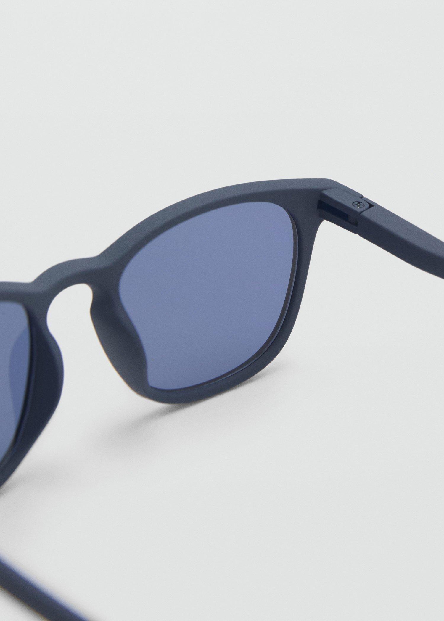 Navy Square Sunglasses, Kids Boys, Navy, large image number 0