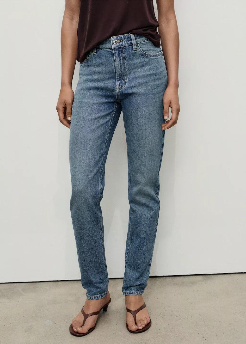 Blue New mom Comfort High-Rise Jeans, , large image number 0