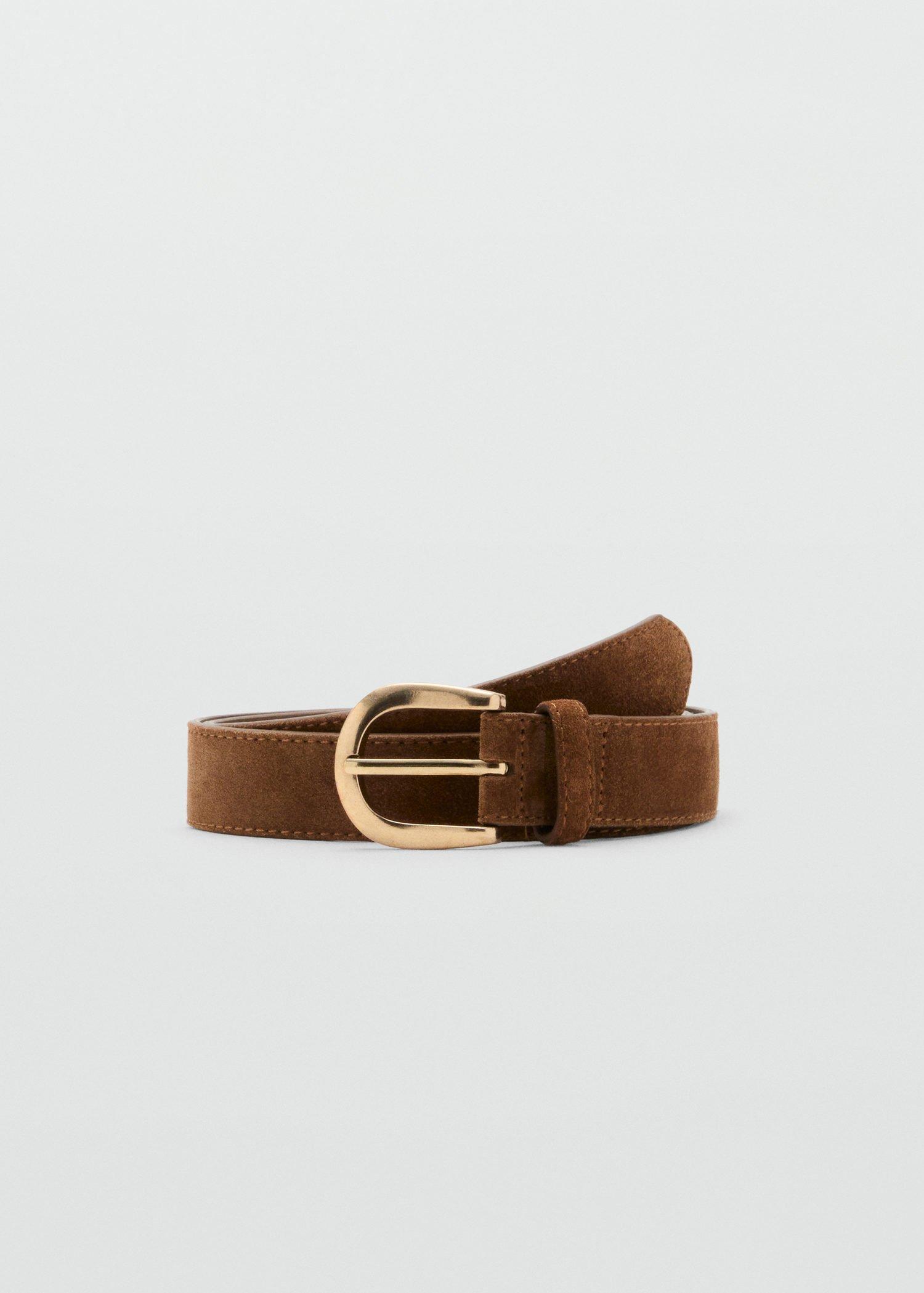 Brown Suede Belt, , large image number 2