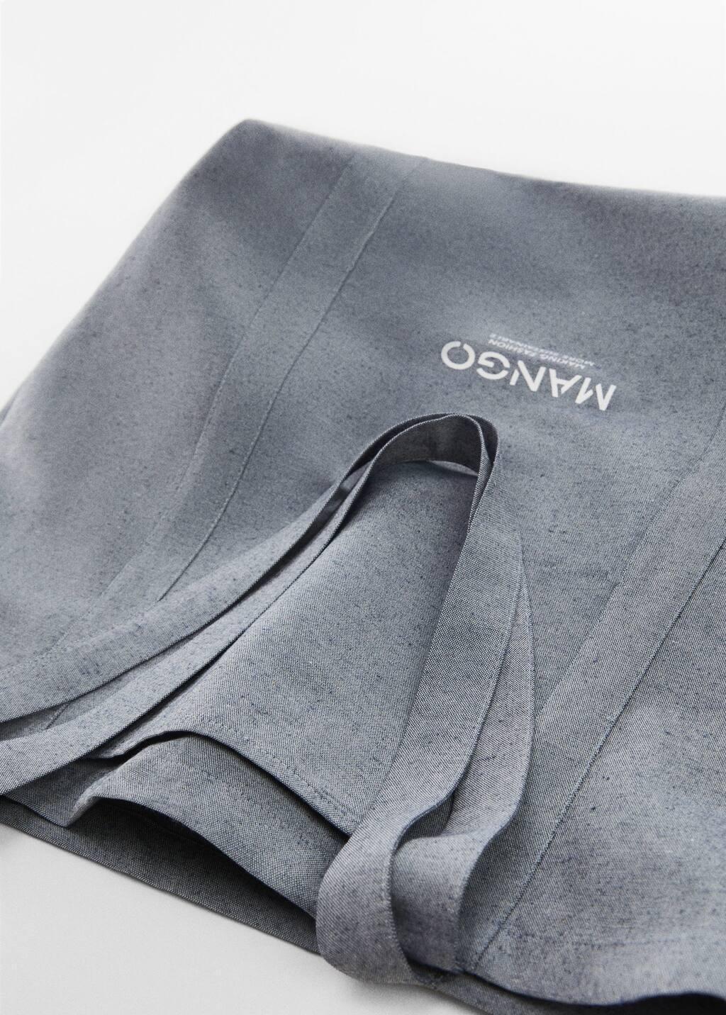 OPEN BLUE Fabric shopping bag, 0201_TM, large image number 1