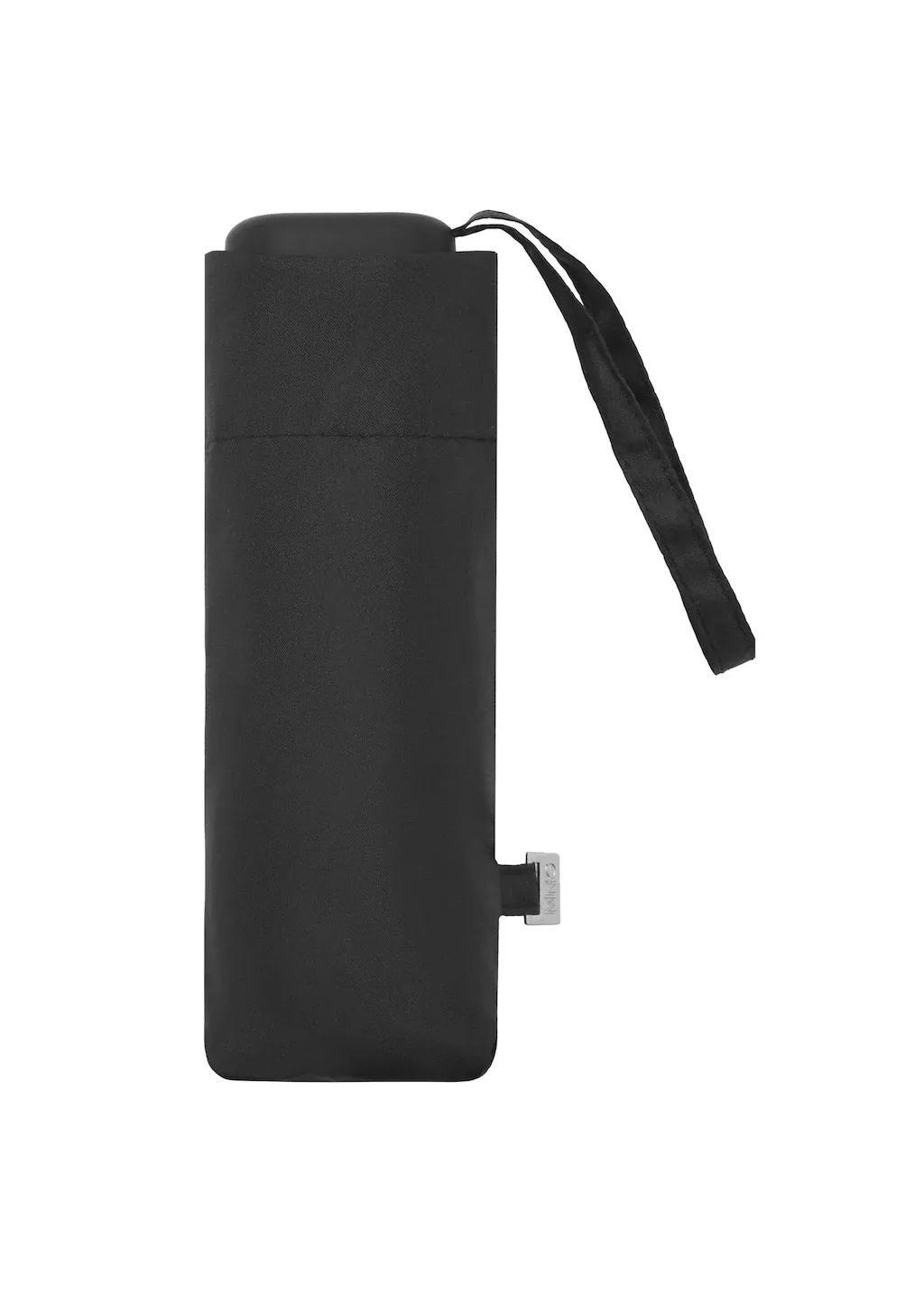 Black Mini Folding Umbrella, Black, large image number 3
