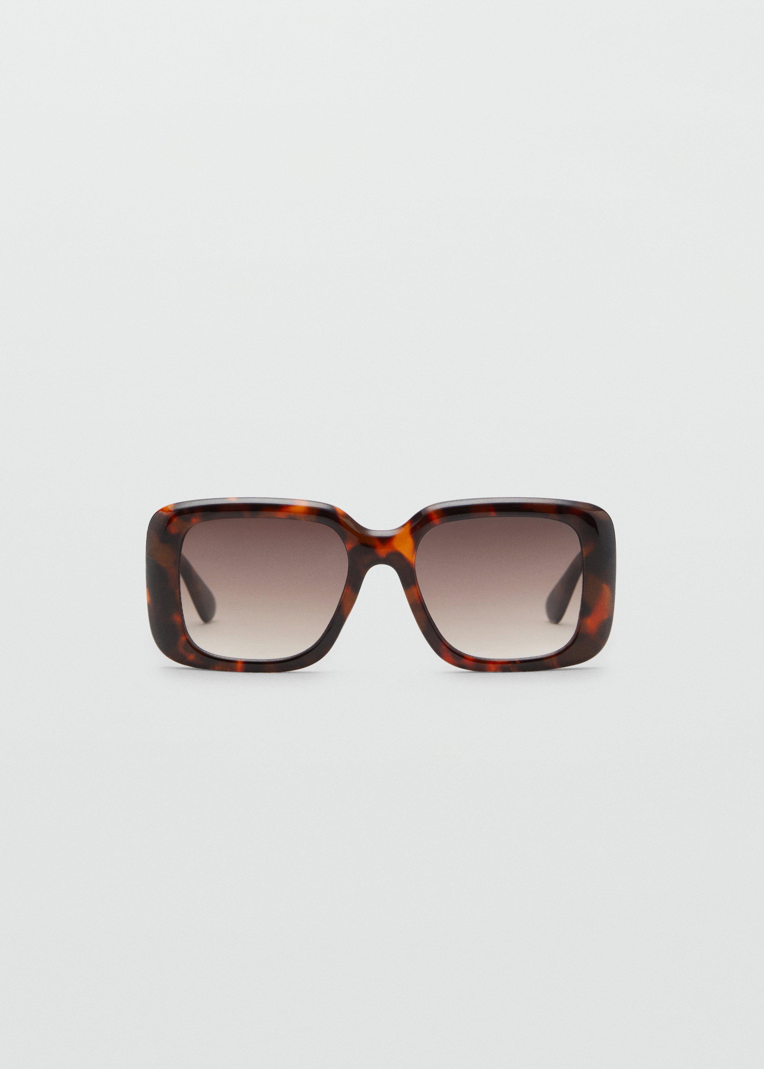 Brown Squared Frame Sunglasses, 0201_32, large image number 0
