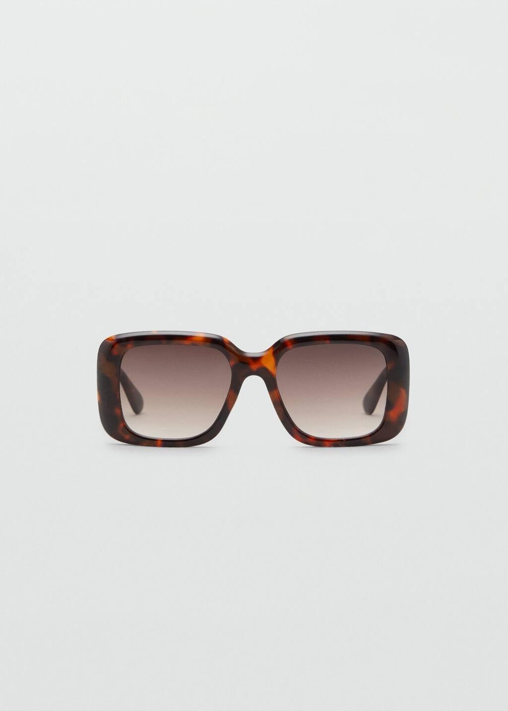 Brown Squared Frame Sunglasses, 0201_32, large image number 7