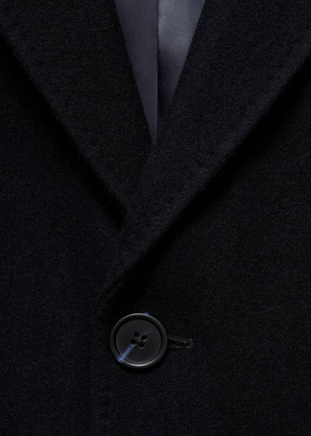 Navy Wool Overcoat, Navy, large image number 1