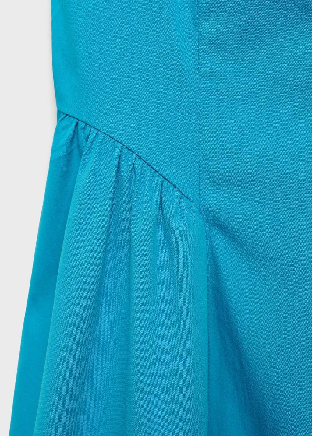 Blue Flared Midi-Dress, , large image number 2