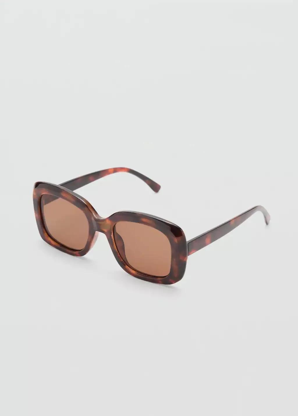DARK BROWN Squared frame sunglasses, 0201_32, large image number 0