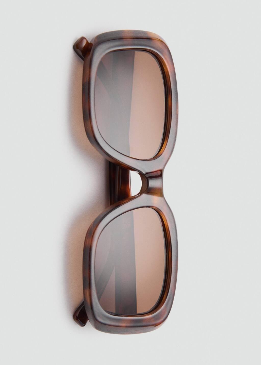 DARK BROWN Squared frame sunglasses, 0201_32, large image number 2