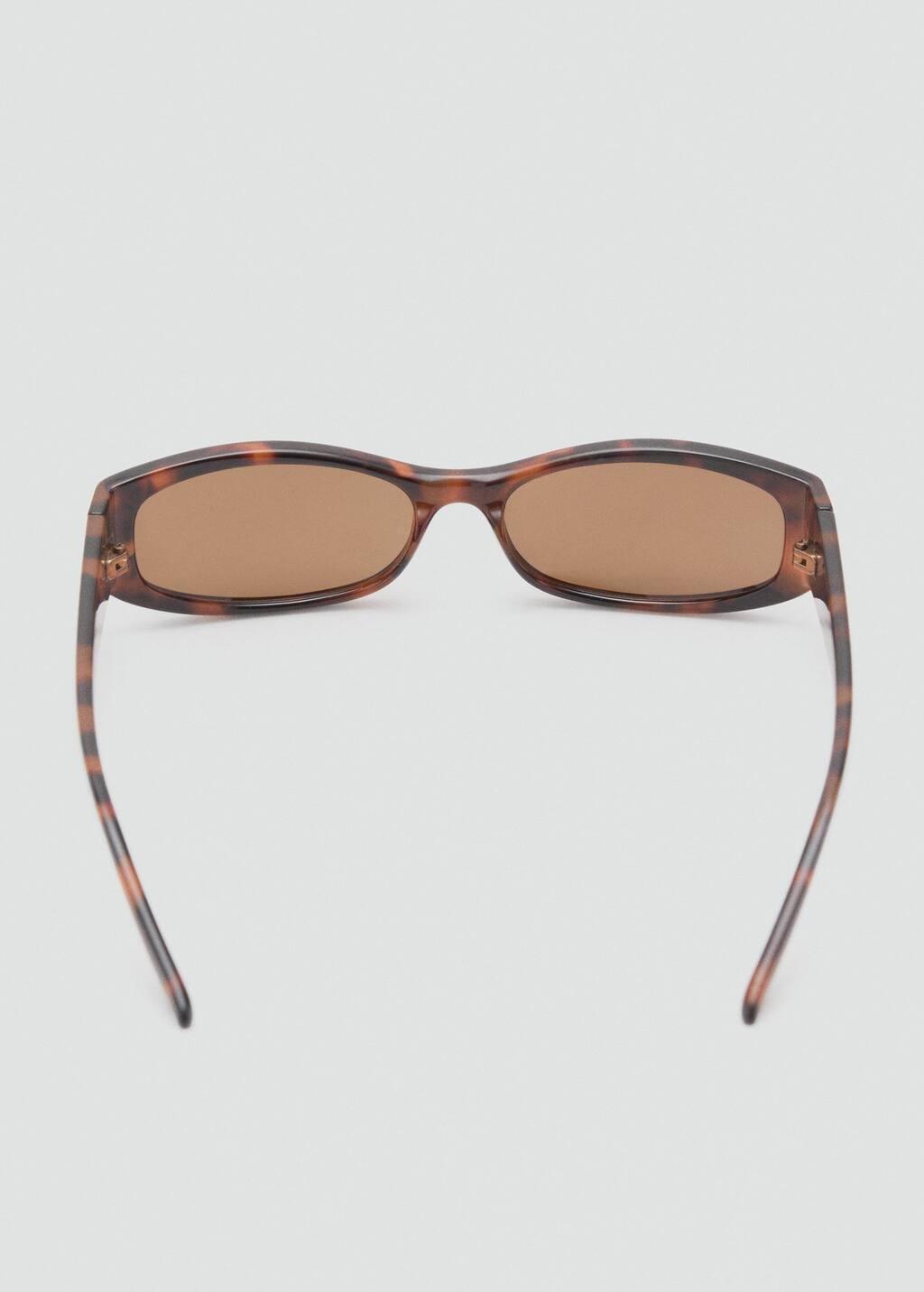 DARK BROWN Rectangular-frame sunglasses, Dark Brown, large image number 1