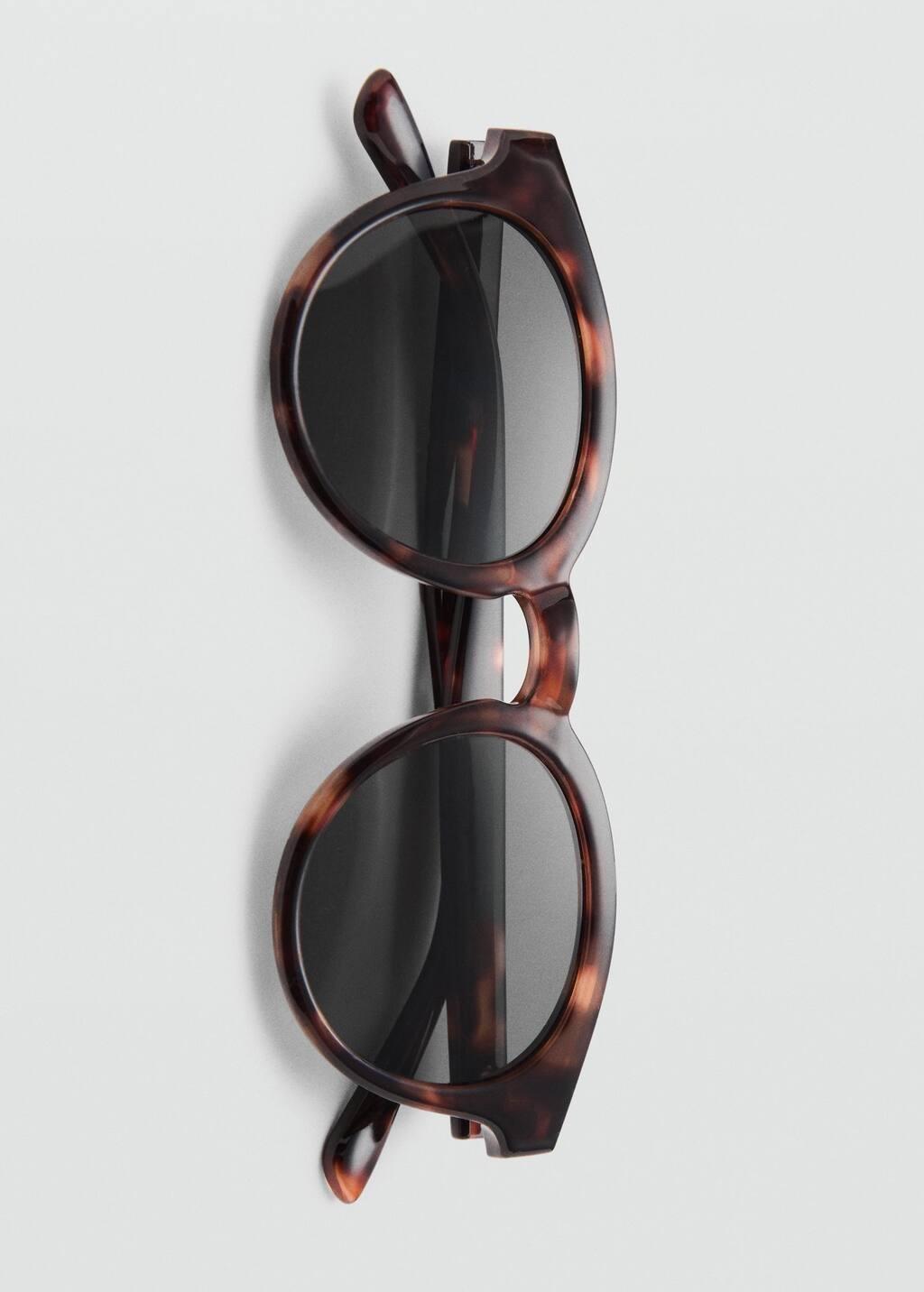 DARK BROWN Round-framed sunglasses, Dark Brown, large image number 2