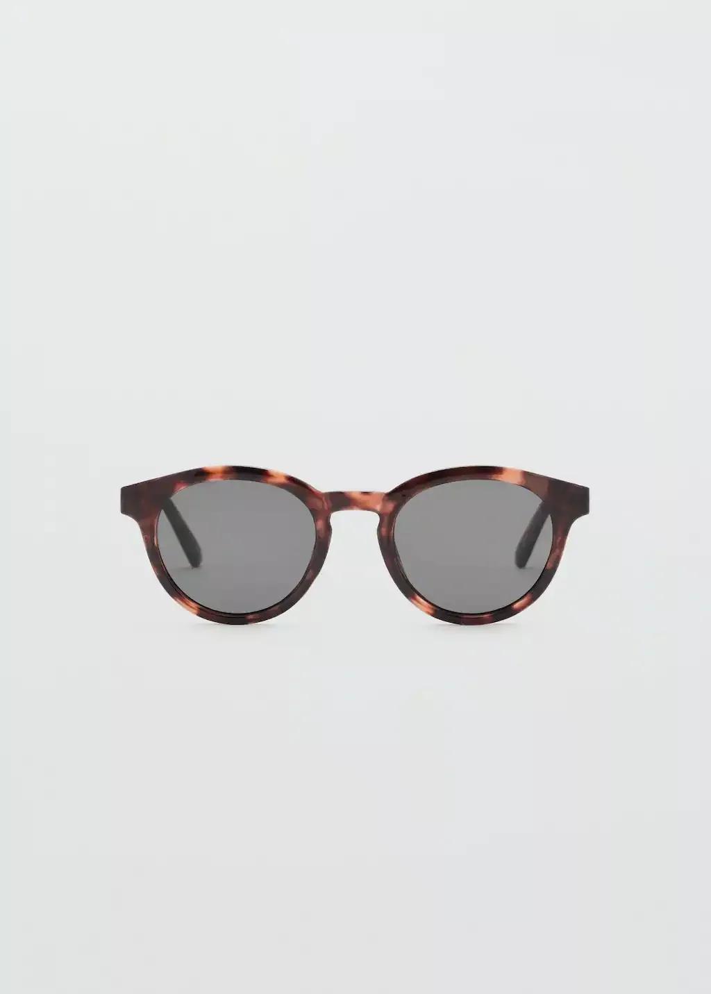 DARK BROWN Round-framed sunglasses, Dark Brown, large image number 3