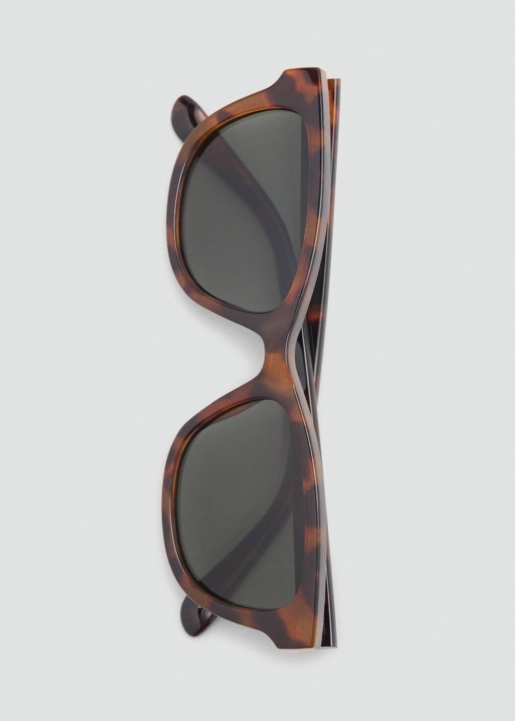 Brown Resin Frame Sunglasses, Dark Brown, large image number 3