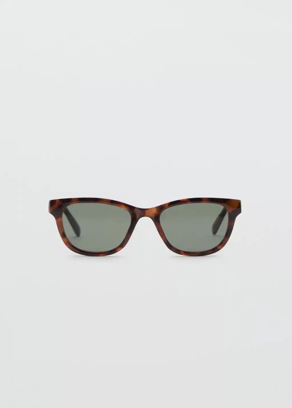 Brown Resin Frame Sunglasses, Dark Brown, large image number 4