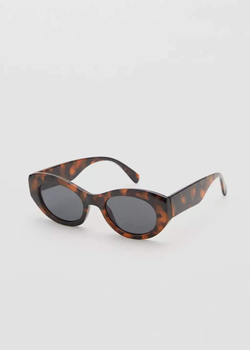 DARK BROWN Resin frame sunglasses, Dark Brown, large image number 0