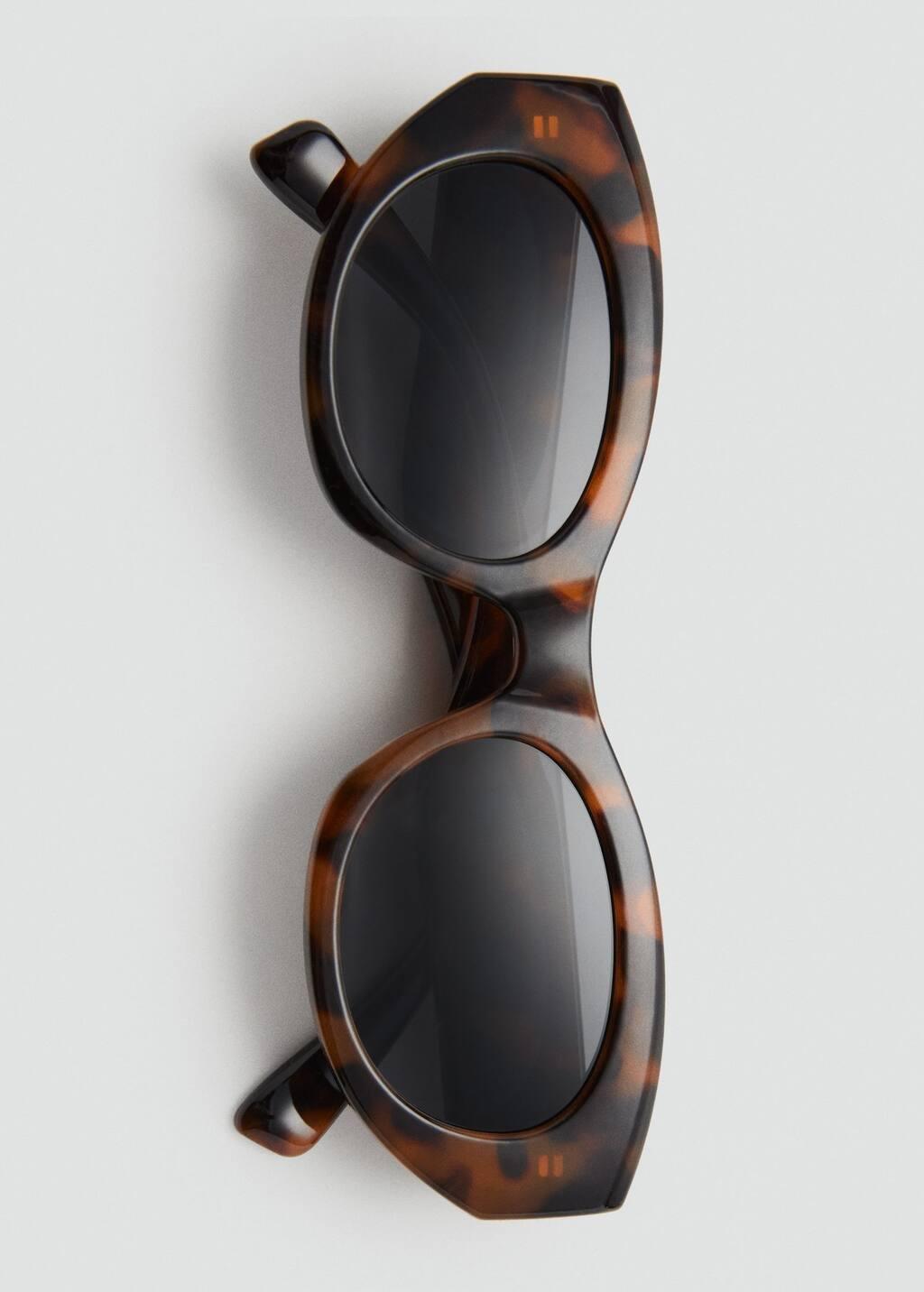 DARK BROWN Resin frame sunglasses, Dark Brown, large image number 2