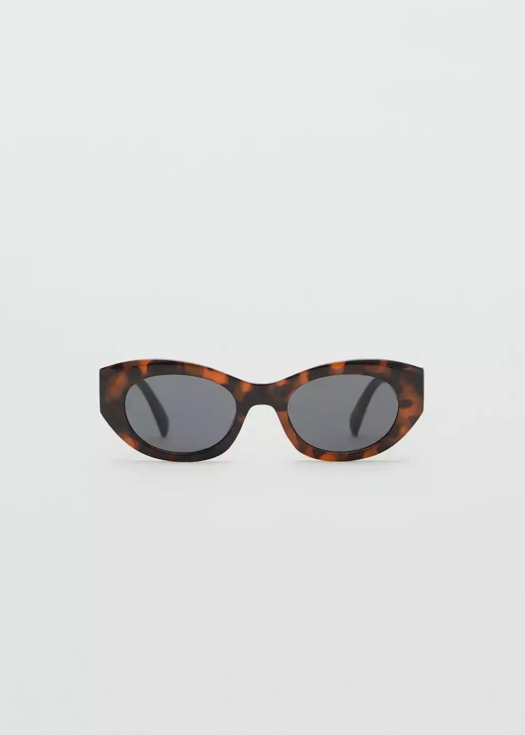 DARK BROWN Resin frame sunglasses, Dark Brown, large image number 3